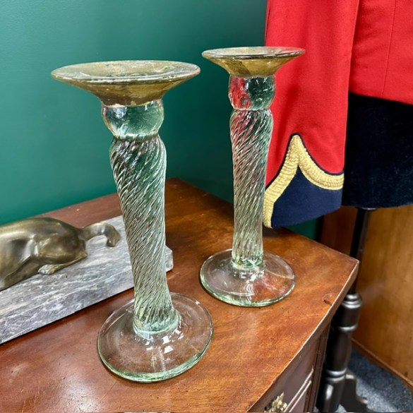 Glass Candleabra